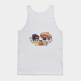 Mexican Skeleton Family Tank Top